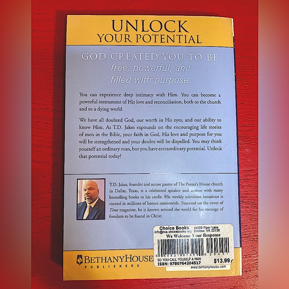 T.D. Jakes: So You Call Yourself A Man? Sixty Devotional Readings - Picture 2 of 8